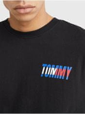 Tommy Jeans Čierne pánske tričko Tommy Jeans S