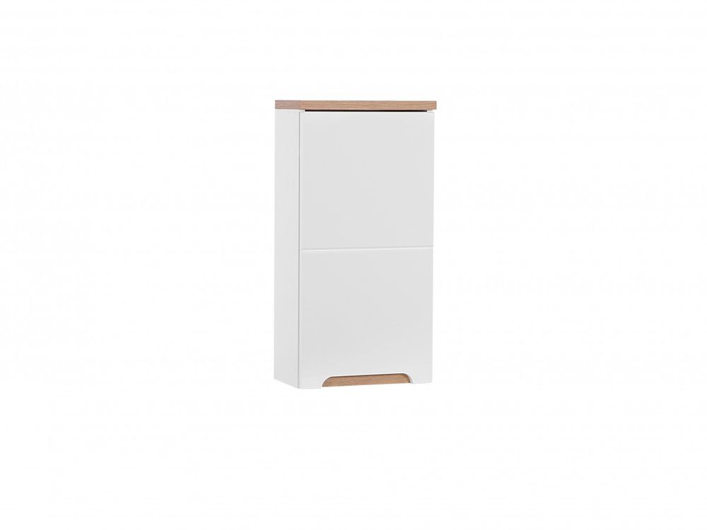 COMAD Závesná kúpeľňová skrinka Bali 830 1D biela/dub votan