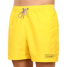 Calvin Klein Pánske plavky žlté (KM0KM00787 ZGR) - veľkosť XL