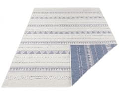 NORTHRUGS AKCIA: 80x150 cm Kusový koberec Twin Supreme 103752 Cream / Blue – na von aj na doma 80x150