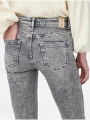 ONLY Šedé dámske skinny fit džínsy ONLY XS/32