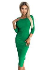 Numoco Dámske midi šaty Oohnandeh svetlo zelená XL