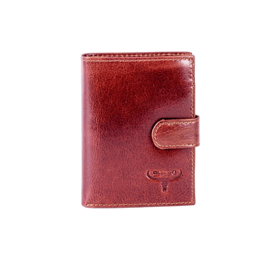 BUFFALO Hnedá kožená peňaženka s chlopňou CE-PR-D1072L-VTU.84_281568 Univerzalne