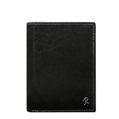 Rovicky Čierna kožená pánska peňaženka so zámkom proti krádeži CE-PR-N4-BSR-VT.51_288980 Univerzálne