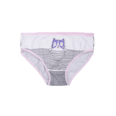 BERRAK Dámske nohavičky s potlačou INTIMI bielo-ružové BR-MT-6873_380666 122-128