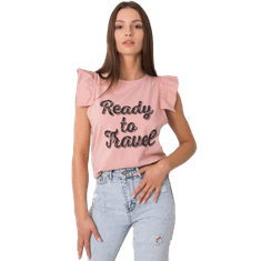 FANCY Dámske tričko s potlačou BEVERLY svetlo ružová FA-BZ-7191.10P_367521 Univerzálne