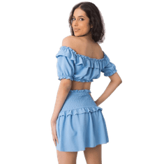 Och Bella Dámska mini sukňa Joanna OCH BELLA modrá TW-SD-BI-26716.47_367827 M