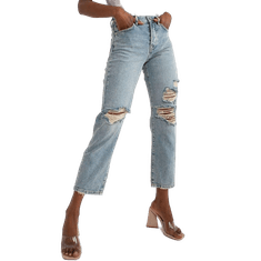 RUE PARIS Dámske džínsy s rovnými nohavicami Alexis RUE PARIS pre ženy svetlo modrá RO-SP-PNT-N06.69P_383870 34