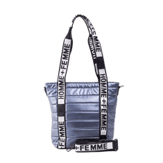 F & B Dámska prešívaná kabelka s držadlami IDA Grey OW-TR-6906_380851 Univerzalne