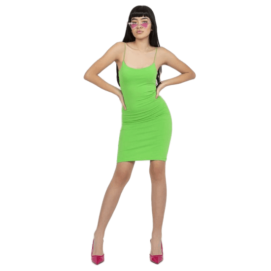 BASIC FEEL GOOD Dámske šaty SICILY green RV-SK-7560.90_383102 XS