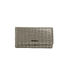 Lorenti Dámska kožená peňaženka s motívom zvierat LIRD sivá 64003-YGS_386753 Univerzálne