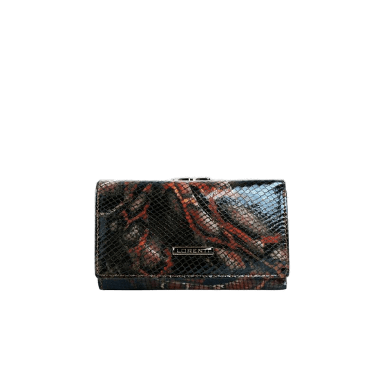 Lorenti Dámska kožená peňaženka FIRTH čierna červená 55020-MSN_386762 Univerzalne