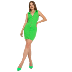 FANCY Dámske šaty so zapínaním na gombíky GERTIE svetlo zelené FA-SK-7803.77_388594 S-M