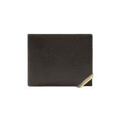 Rovicky Pánska peňaženka z pravej lícovej kože OFIR tmavo hnedá N993-RVTM-GL_390369 Univerzálne