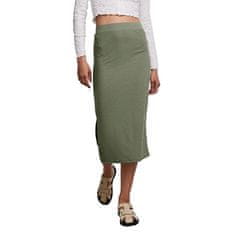 Pieces Dámska sukňa PCKYLIE 17101527 Deep Lichen Green (Veľkosť XS)