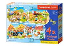 Castorland Puzzle 4 ročné obdobia 55 dielkov