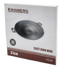 KRISBERG Liatinový wok 31 cm Ks-2638