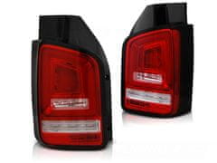 TUNING TEC Zadné svetlá VW T5 GP 2010-2015 LED BAR - Červená.