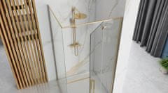 REA Sprchový kút FARGO 80x100 cm zlatý