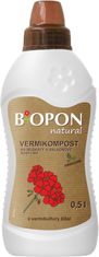 BROS Bopon - Natural vermikompost na muškáty a balkónové rastliny 500 ml