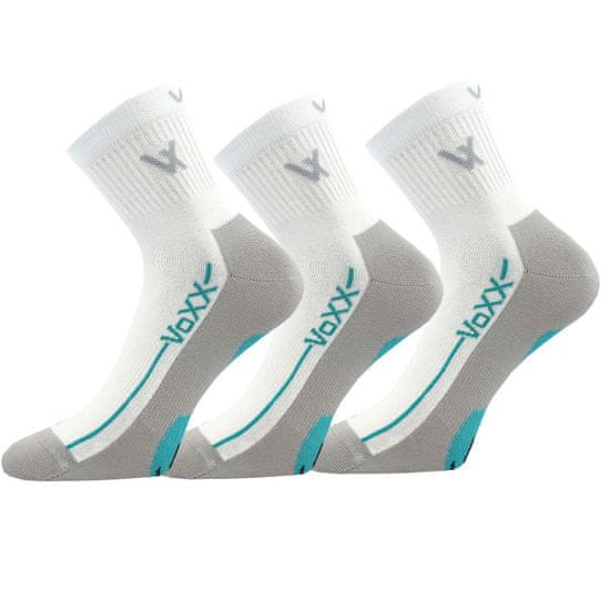 Voxx 3PACK ponožky bielé (Barefootan-white)