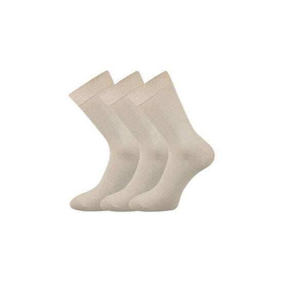 Fuski - Boma 3PACK ponožky béžové (Blažej)