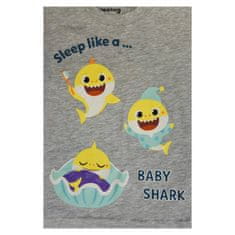 Eplusm Chlapčenské bavlnené pyžamo "Baby Shark" sivá 116 / 5–6 rokov Sivá