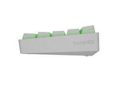 Genesis herná klávesnica THOR 660 RGB/Bezdrôtová Bluetooth/US layout/Biela