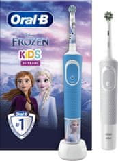 Oral-B Family Edice Vitality PRO D103 Cross Action White + Vitality Kids D100 Frozen
