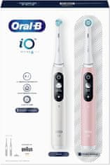 Oral-B magnetický zubní kartáček iO saries 6 Due White/Pink Sand