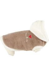 Zolux Obleček s kapucňou pre psov TEDDY béžový 25cm
