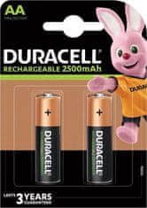 Duracell Duracell Rechargeable baterie 2500mAh 2 ks (AA)