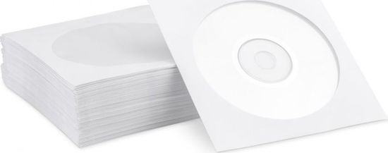 Cover IT obálka papírová na CD/DVD/ s klipem/ 100pack