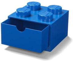 LEGO Úložný box stolný 4 so zásuvkou - modrý