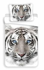 Jerry Fabrics Obliečky fototlač White Tiger 140x200, 70x90 cm