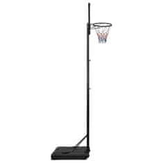 Vidaxl Basketbalový stojan priehľadný 280-350 cm polykarbonát