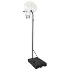 Vidaxl Basketbalový stojan biely 282-352 cm polyetén