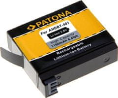 PATONA batéria pre digitálnu kameru GoPro Hero 4 AHDBT-401 1160mAh Li-Ion