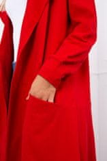 Kesi Dámsky oversize kardigan s kapucňou Seem červená univerzálna