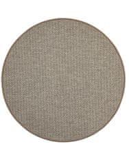 Vopi Kusový koberec Nature svetle béžový okrúhly 100x100 (priemer) kruh