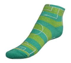 Ponožky nízke Futbal - 35-38 - zelená