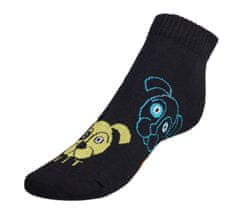 Ponožky nízke Pes čierny - 35-38 - čierna