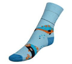 Ponožky Ryby - 35-38 - modrá