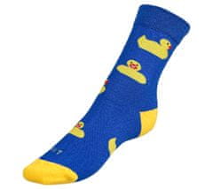 Ponožky Kačica - 43-46 - modrá, žltá