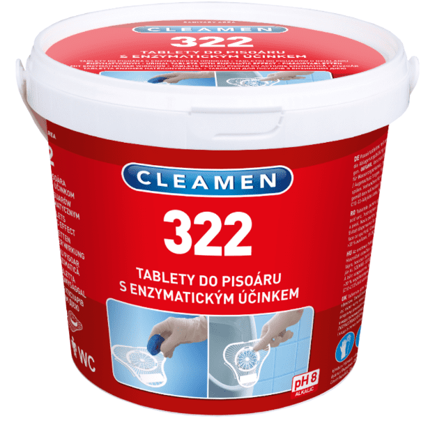 Cleamen CLEAMEN 322 - Enzymatické tablety do pisoáru 12 ks