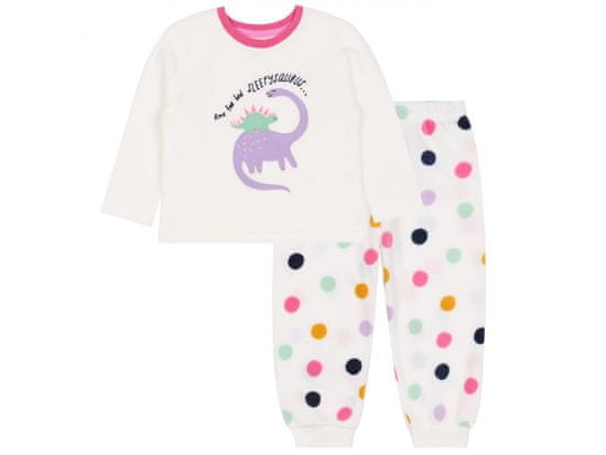 sarcia.eu Dinosaur Baby biele bodkované pyžamko