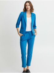 Fransa Modré dámske skrátené nohavice Fransa XL