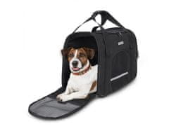 ZAGATTO Čierny nosič zvieratiek, cestovná taška pre psa 44x31x23 cm Zagatto