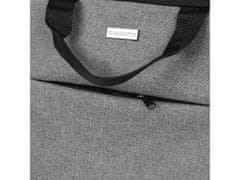 ZAGATTO šedá taška na notebook 15,6 palcová 40 x 29 x 4,2 cm Zagatto
