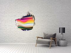 Wallmuralia.sk 3D diera na stenu Abstraktné vlny 125x125 cm